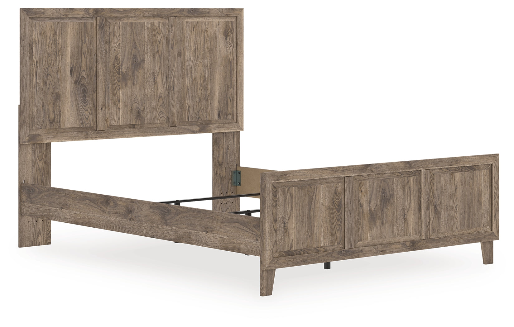 Coral Furniture - Ashley Furniture - Rusticott Bedroom - Queen Panel Bed / Brown - PCB2260B2