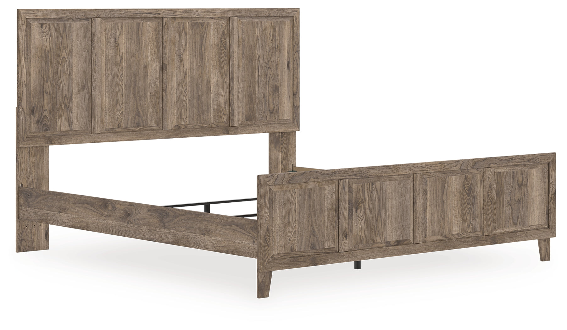 Coral Furniture - Ashley Furniture - Rusticott Bedroom - King Panel Bed / Brown - PCB2260B6