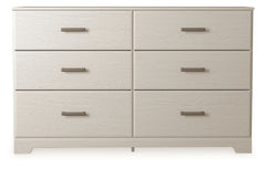 Coral Furniture - Ashley Furniture - Stelsie Bedroom - Twin Panel Bed / White - B2588B12
