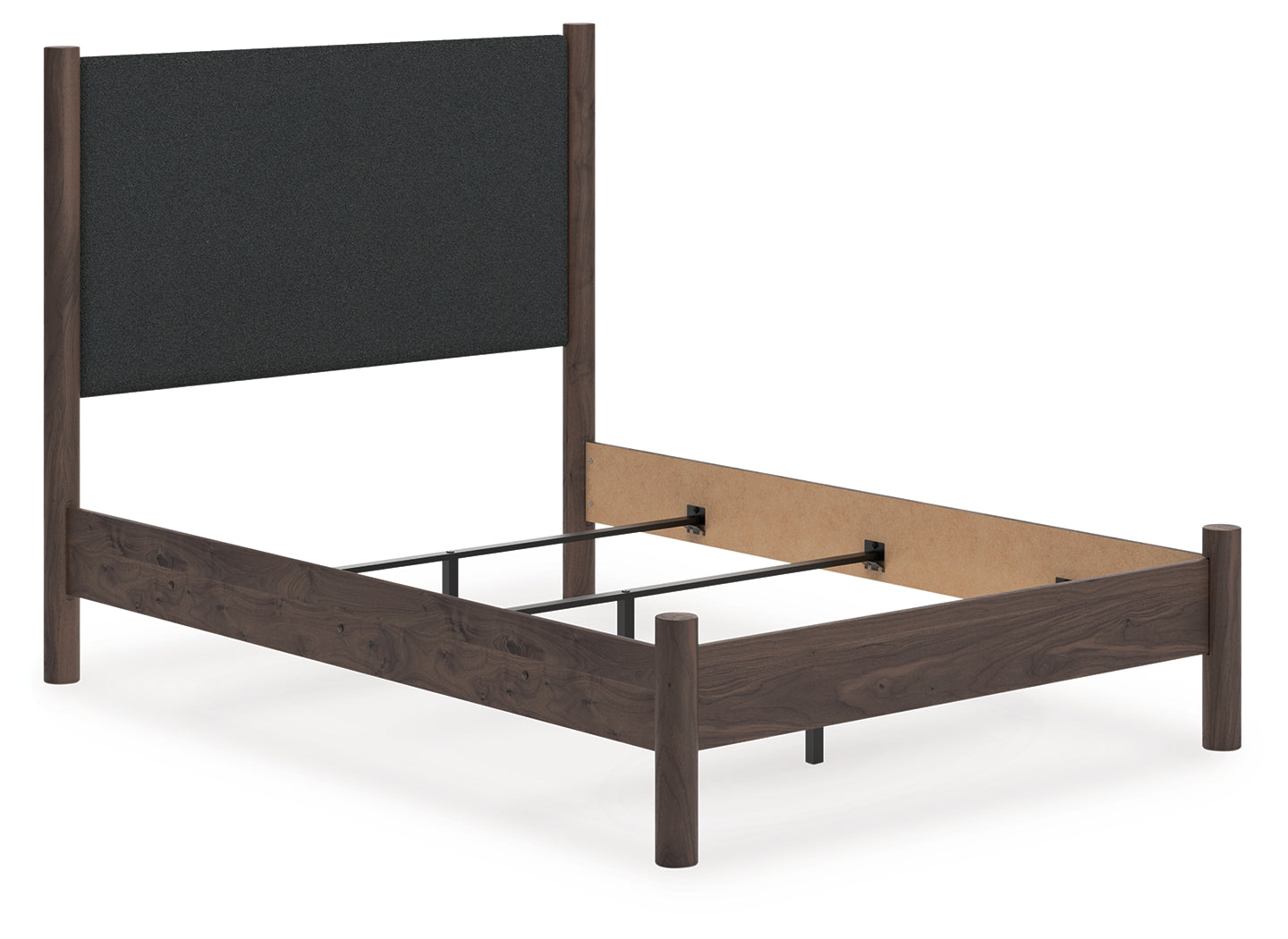 Coral Furniture - Ashley Furniture - Pamytta Bedroom - Full Upholstered Panel Bed / Brown - PCB2614B22