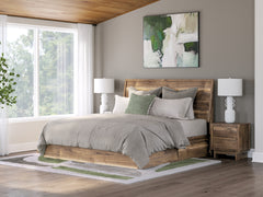 Coral Furniture - Ashley Furniture - Chirason Bedroom - Two Drawer Night Stand / Brown - PCB3367-92
