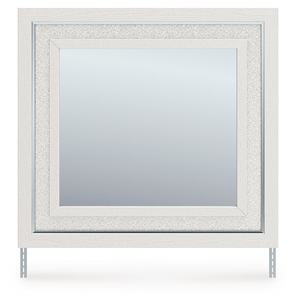 Coral Furniture - Ashley Furniture - Zuraleus Bedroom - Bedroom Mirror / White - PCB3381-36