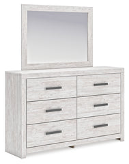 Coral Furniture - Ashley Furniture - Cayboni Bedroom - King Panel Bed / Whitewash - B3788B7