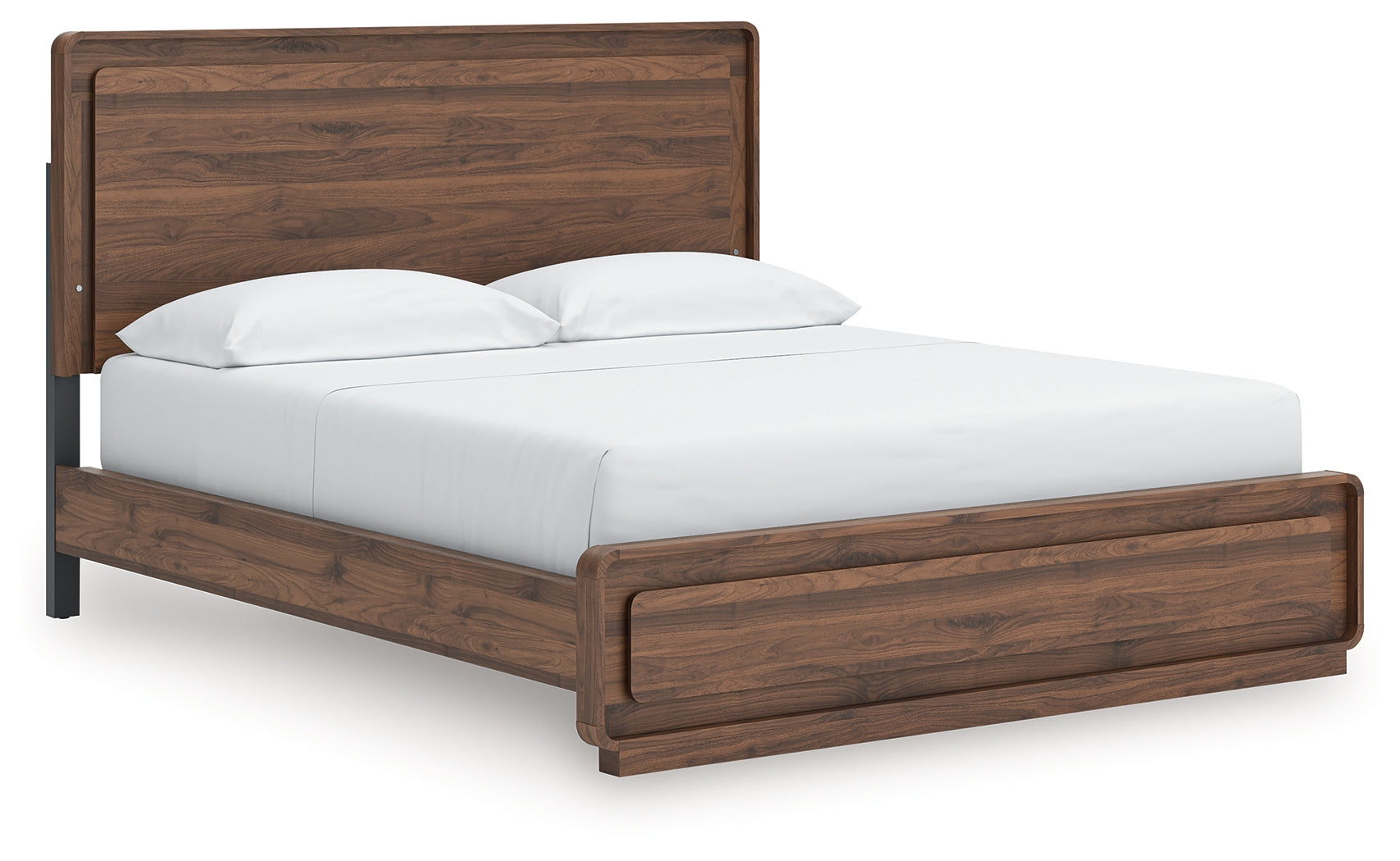 Coral Furniture - Ashley Furniture - Fortlorn Bedroom - California King Panel Bed / Walnut Brown - PCB386B5