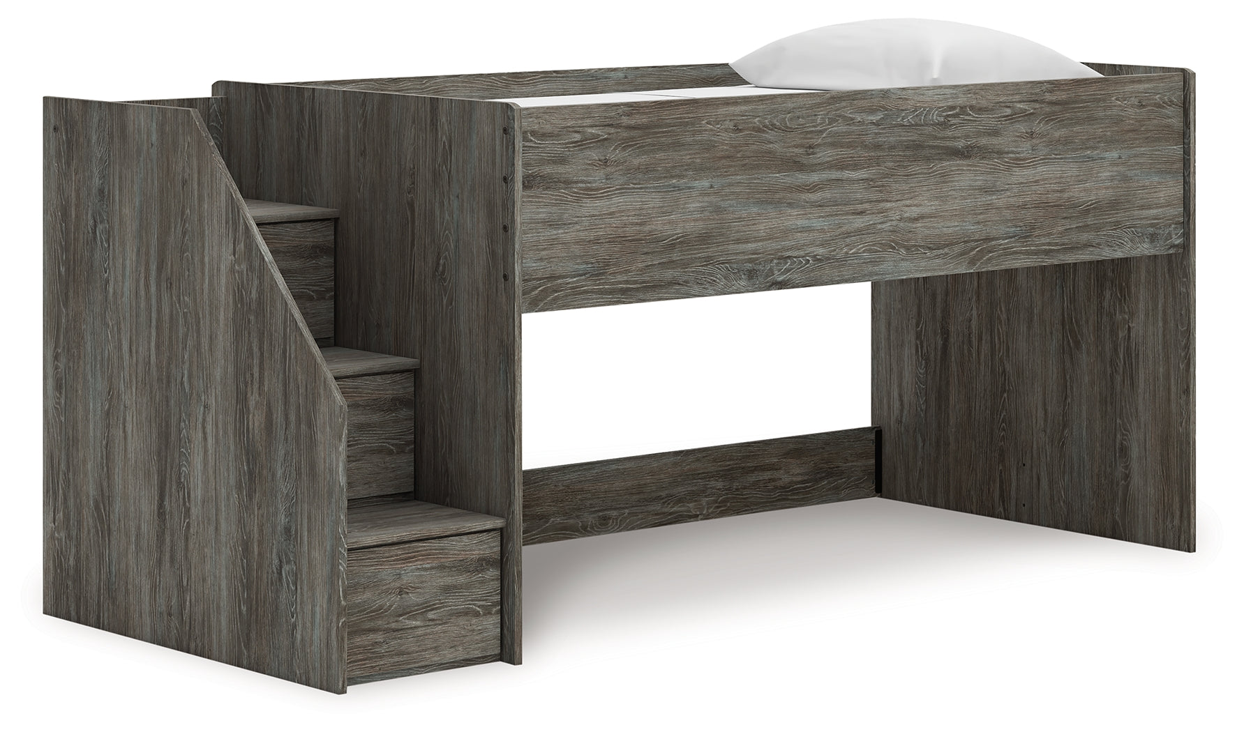 Coral Furniture - Ashley Furniture - Frandern Bedroom - Twin Loft Bed / Gray - B4480B12