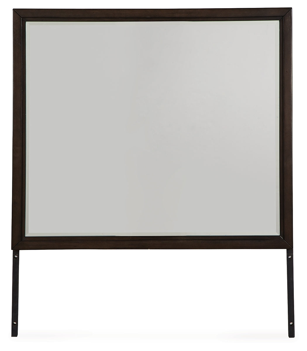 Coral Furniture - Ashley Furniture - Neymorton Bedroom - Bedroom Mirror / Dark Grayish Brown - B618-36