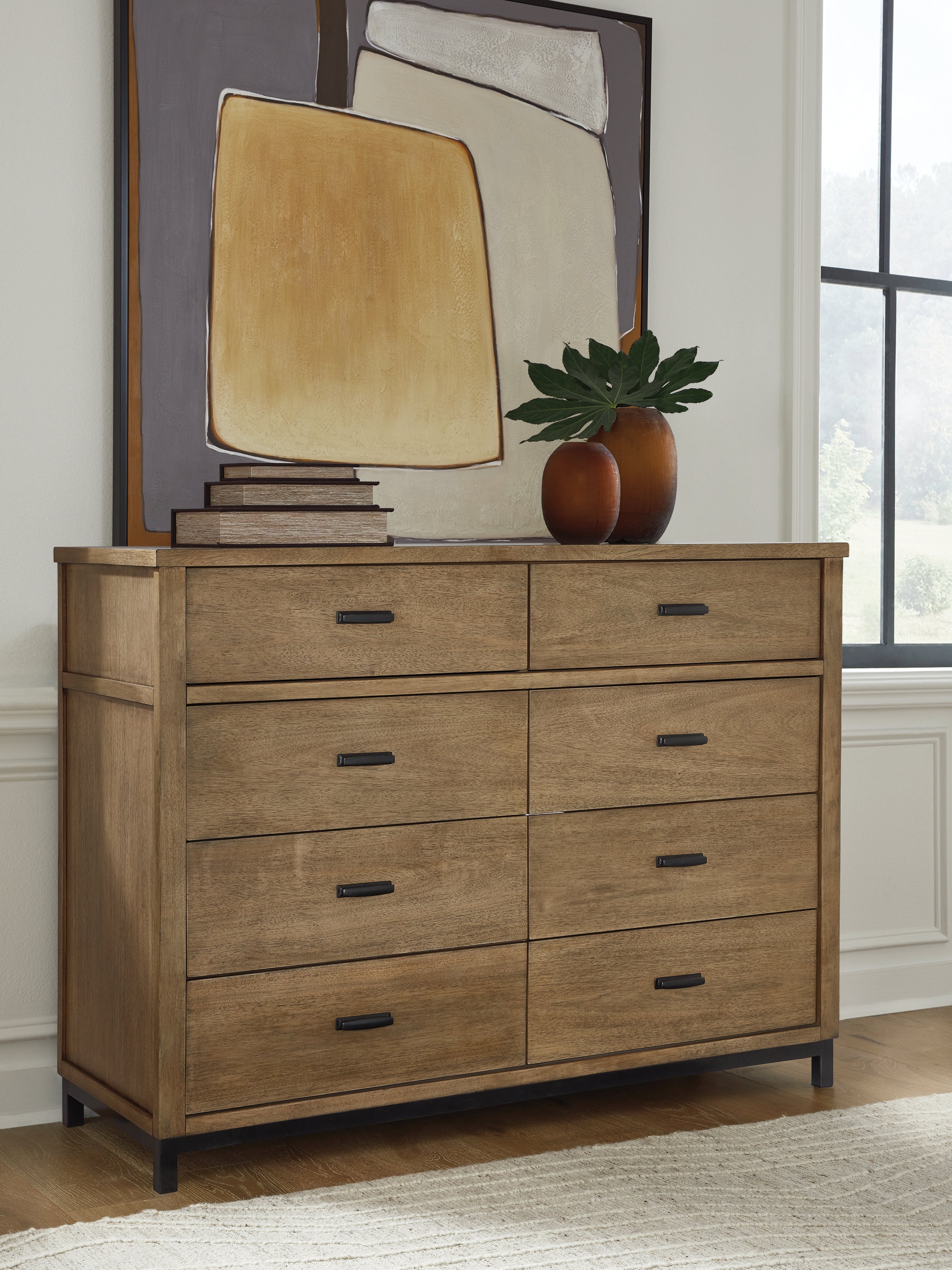Coral Furniture - Ashley Furniture - Tomtyn Bedroom - Dresser / Light Brown - B622-31