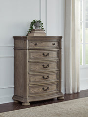 Coral Furniture - Ashley Furniture - Ardenfield Bedroom - Dresser and Mirror / Light Brown - B944B1