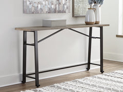 Coral Furniture - Ashley Furniture - Lesterton Dining Room - Long Counter Table / Light Brown/Black - D334-52