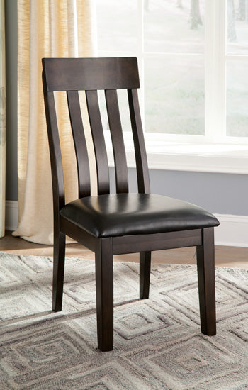Coral Furniture - Ashley Furniture - Haddigan Dining Room - Dining Chair (Set of 2) / Dark Brown - D596-01X2