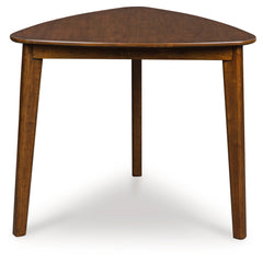 Coral Furniture - Ashley Furniture - Tameride Dining Table - Triangle Dining Room Table / Brown - PCD609-16