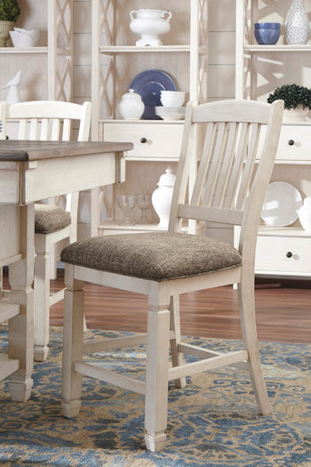 Coral Furniture - Ashley Furniture - Bolanburg Dining Room - Counter Height Bar Stool (Set of 2) / Two-tone - D647-124X2