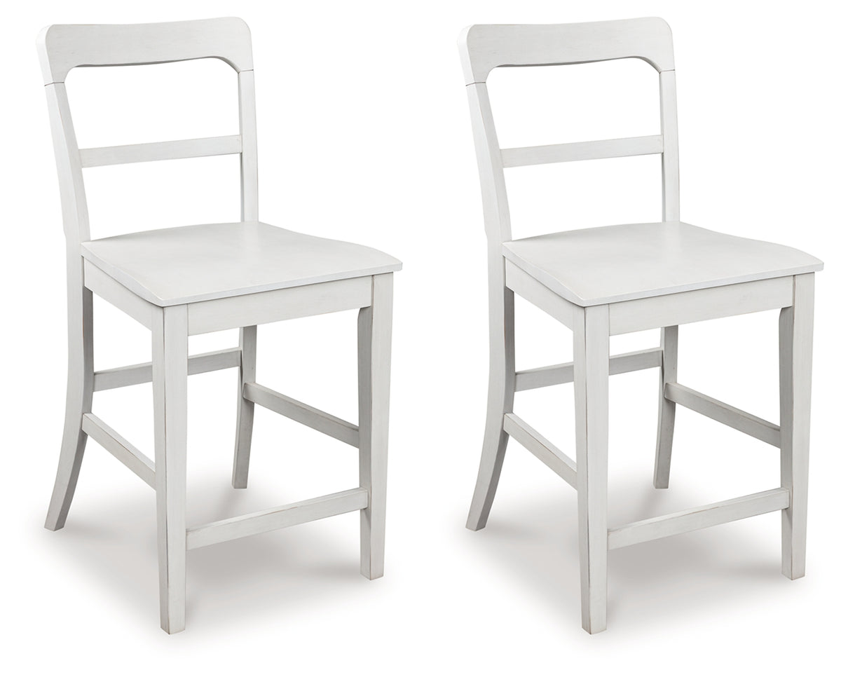 Coral Furniture - Ashley Furniture - Greddinton Counter Height Barstool (Set of 2) - Counter Height Barstool (Set of 2) / Multi - PCD824-224X2