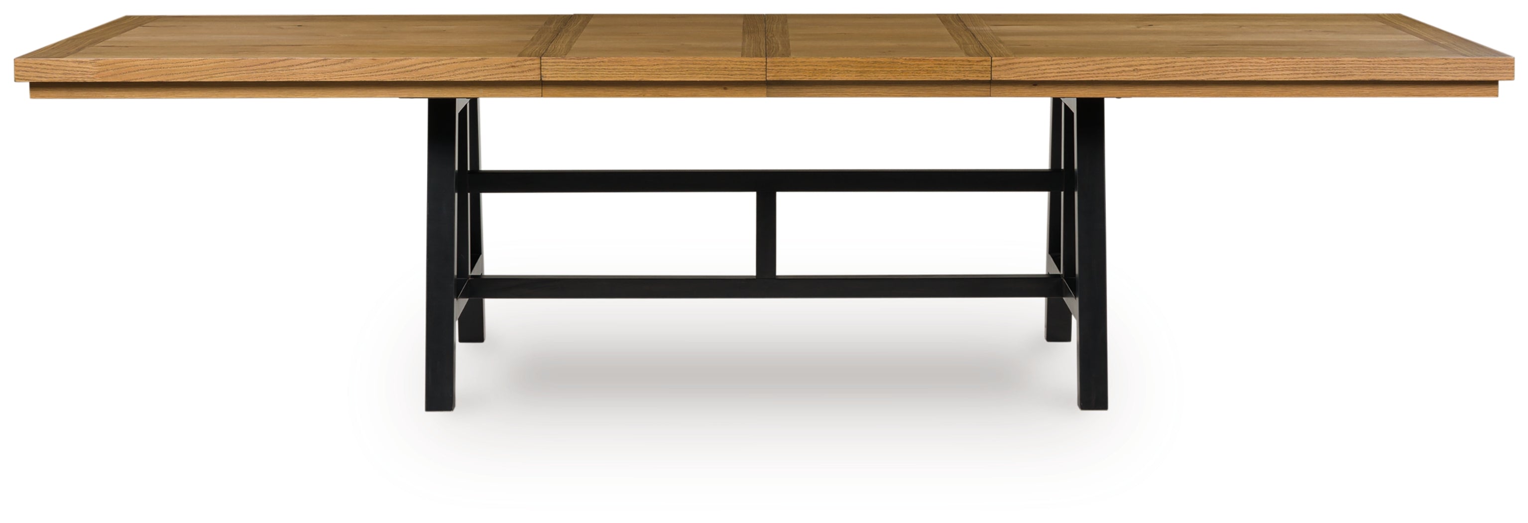 Coral Furniture - Ashley Furniture - Galliden Dining Room - RECT Dining Room EXT Table / Black/Brown - D841-55