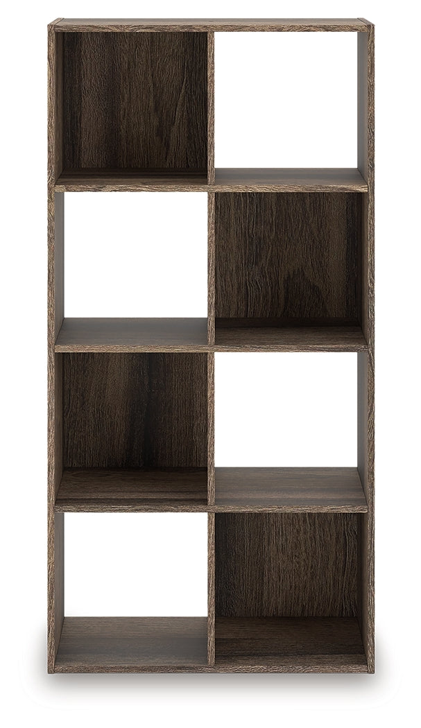 Coral Furniture - Ashley Furniture - Shallifer Eight Cube Organizer - Eight Cube Organizer / Brown - EA1104-4X2