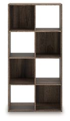 Coral Furniture - Ashley Furniture - Shallifer Eight Cube Organizer - Eight Cube Organizer / Brown - EA1104-4X2
