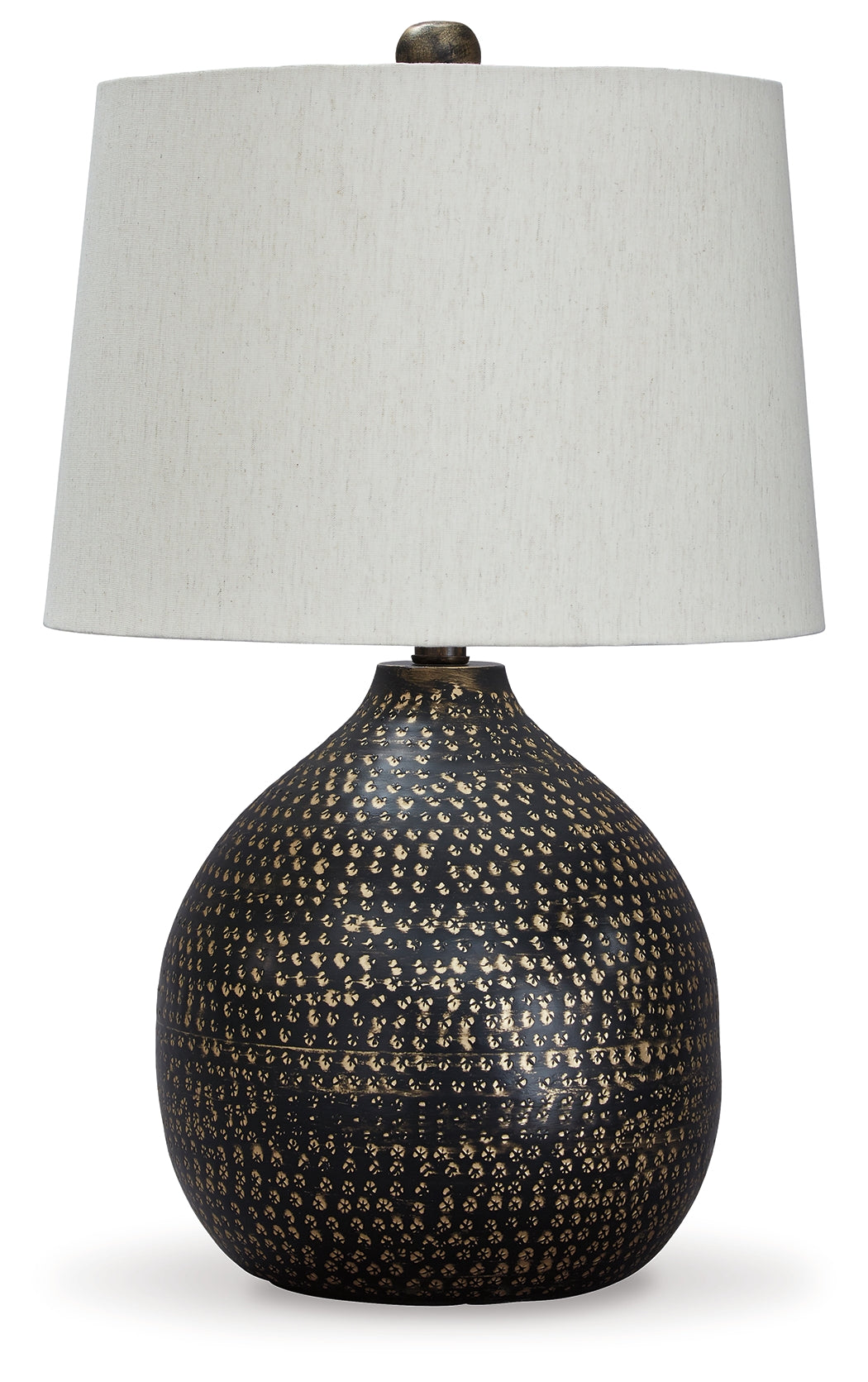Coral Furniture - Ashley Furniture - Maire Lighting - Table Lamp (Set of 2) / Black/Gold Finish - L207294X2