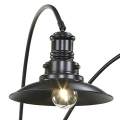 Coral Furniture - Ashley Furniture - Sheriel Lighting - Metal Arc Lamp (1/CN) / Black - L725059