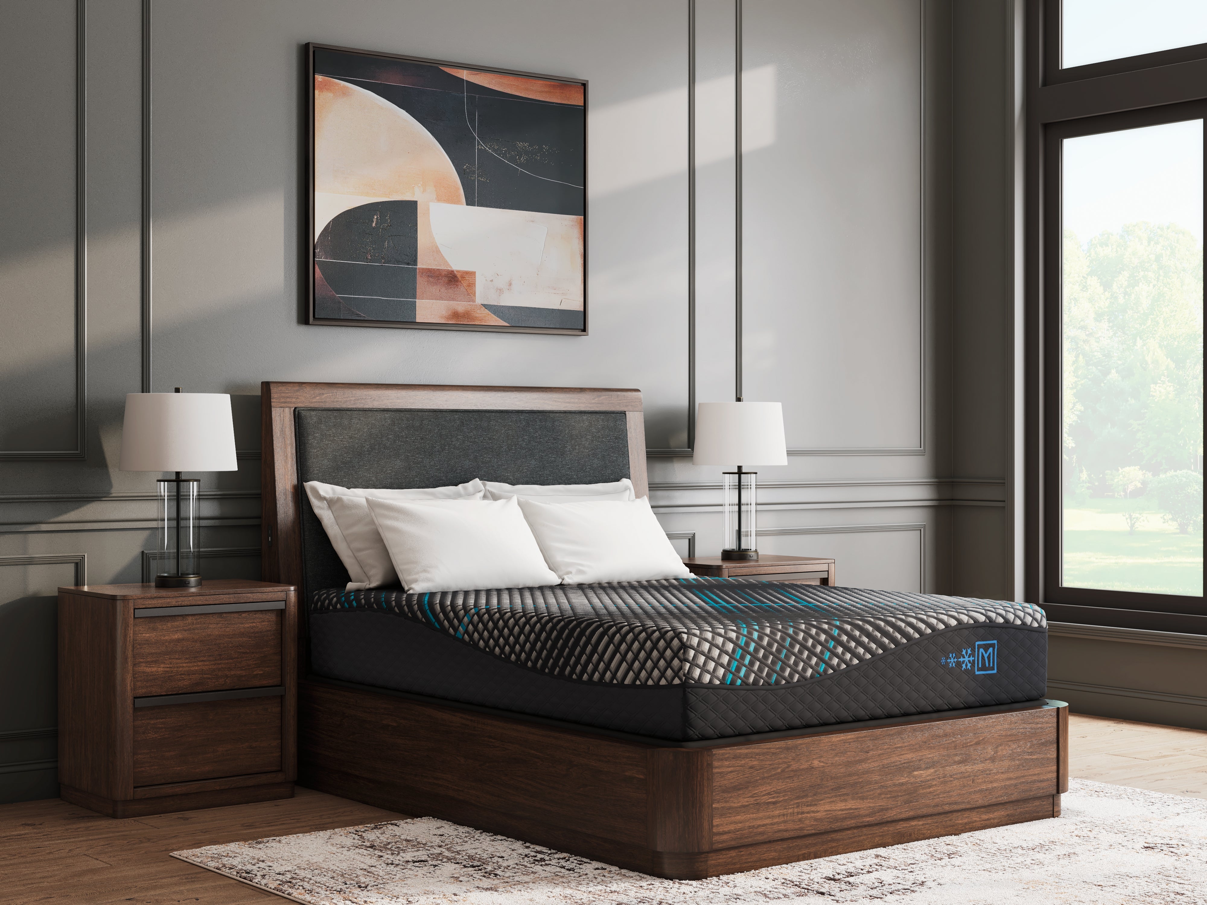 Coral Furniture - Ashley Furniture - Millennium 2.0 Foam 12 Inch Mattresses - Queen / Black - M31131