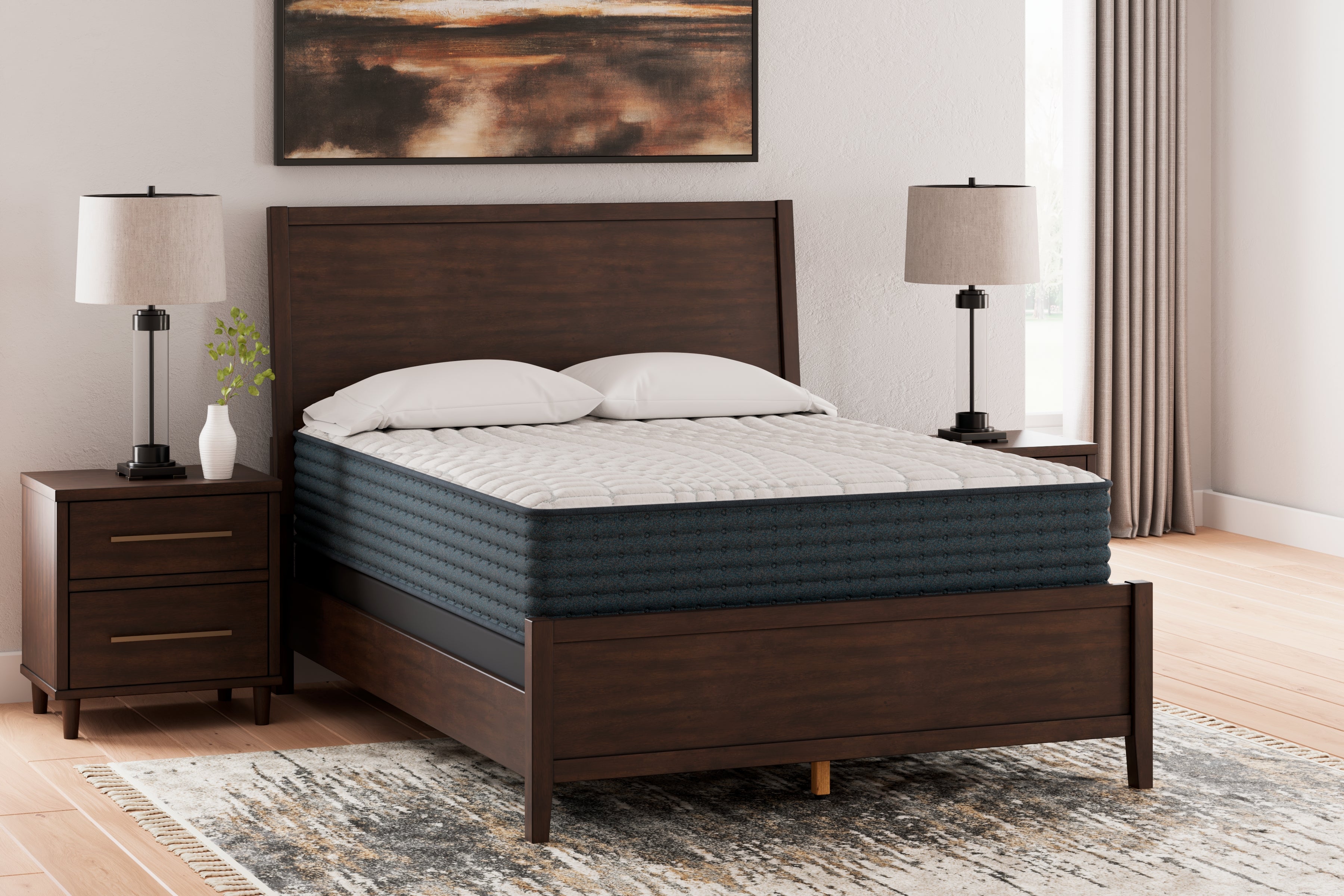 Coral Furniture - Ashley Furniture - Hybrid 1200 Mattresses - Queen / White - M43531