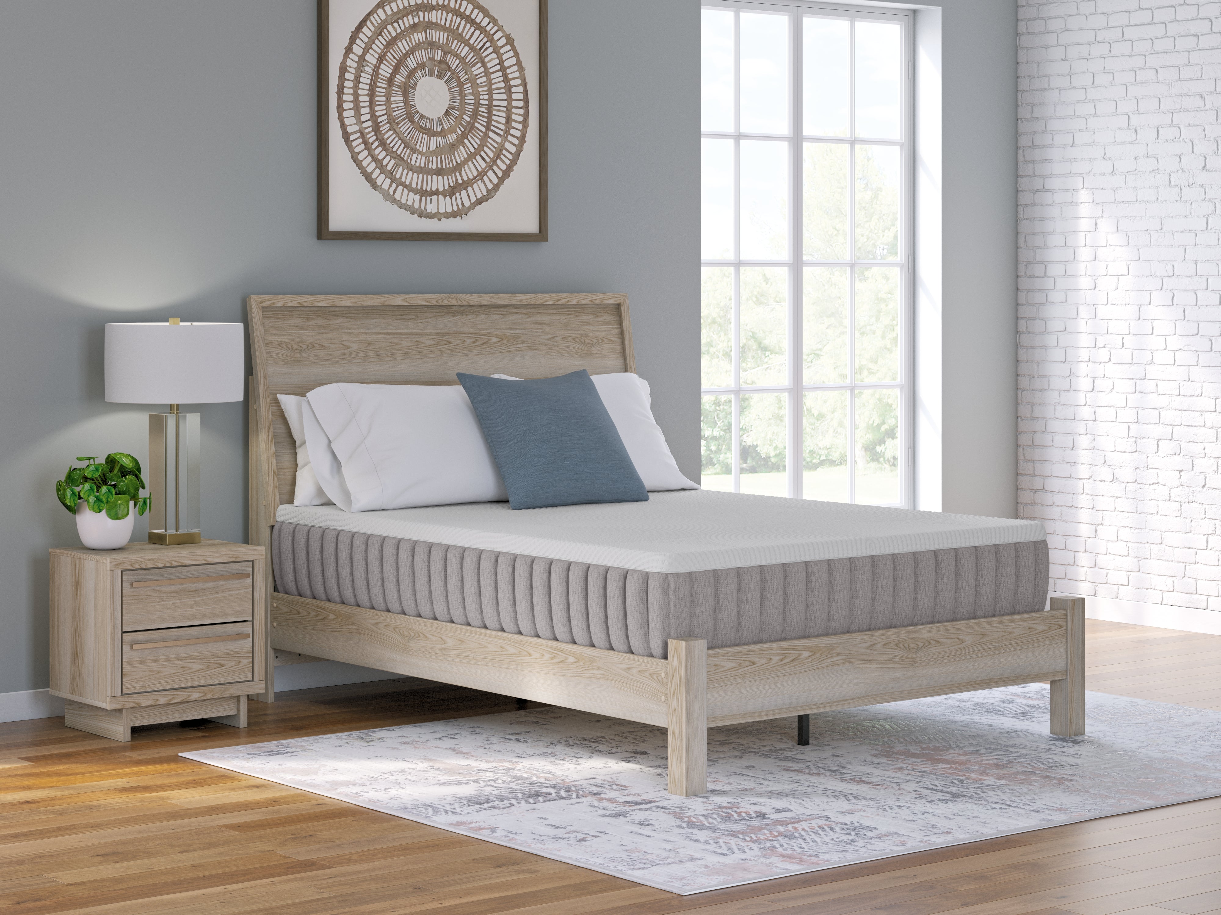 Coral Furniture - Ashley Furniture - Terra Sleep Firm Mattresses - California King / White - M52251