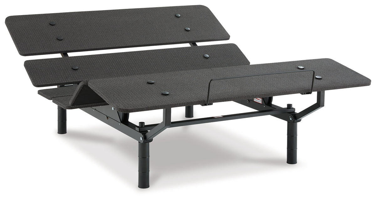 Coral Furniture - Ashley Furniture - Cosmic Power Base Queen Adjustable Base - Queen Adjustable Base / Black - M8X232