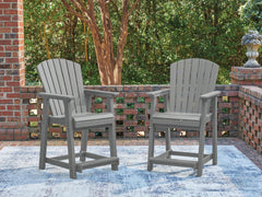 Coral Furniture - Ashley Furniture - Sanctuary Beach Outdoor - Barstool (Set of 2) - PCP227-124