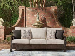 Coral Furniture - Ashley Furniture - Monterey Point Outdoor - Sofa with Cushion - PCP760-838