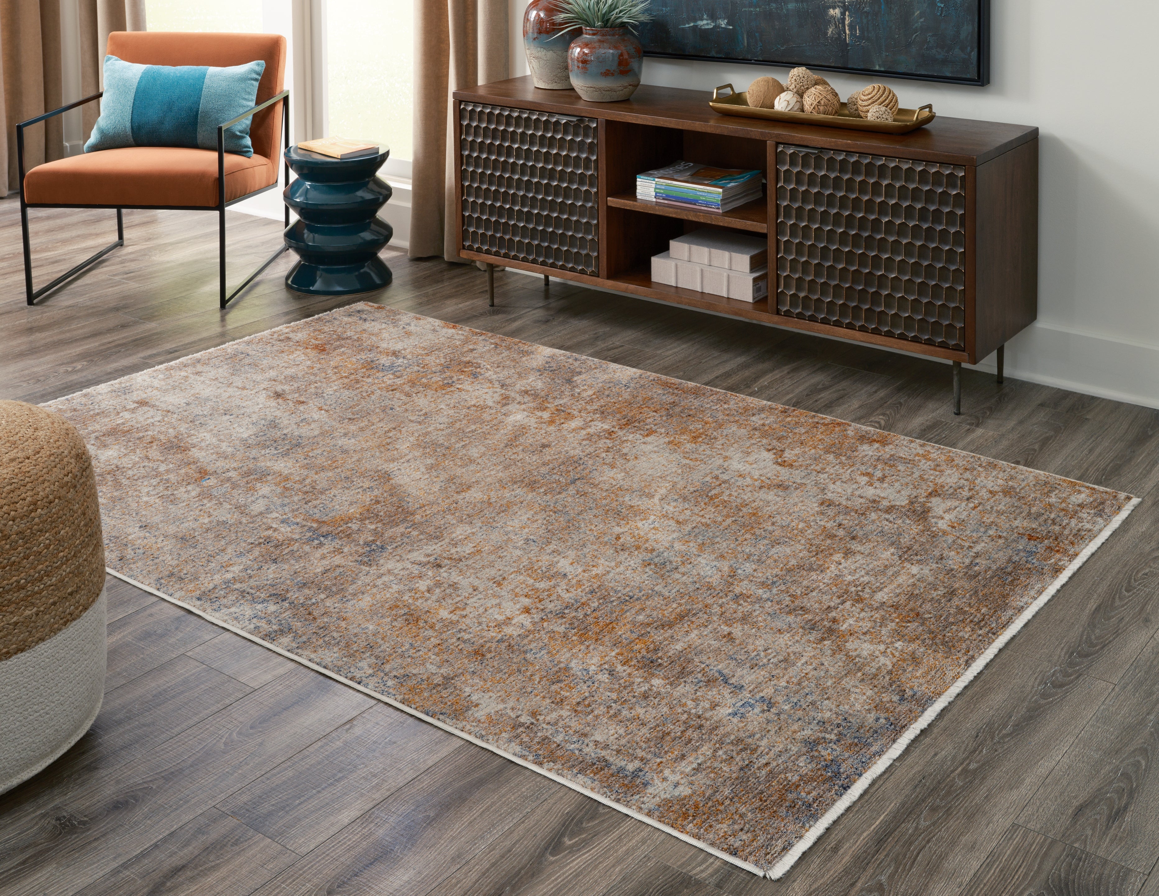 Coral Furniture - Ashley Furniture - Mauville Rug - 7'10" x 10'4" Rug / Multi - R405331