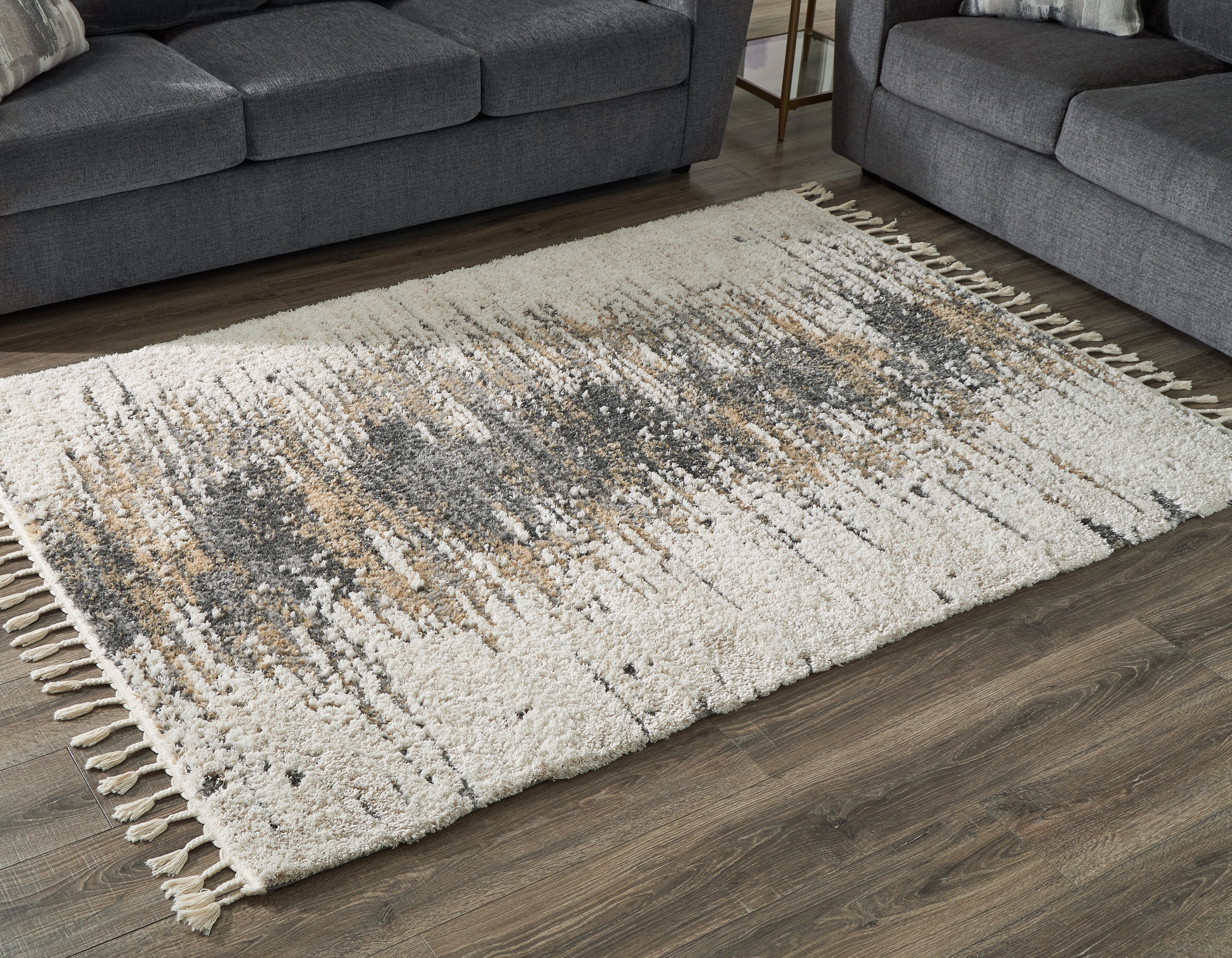 Coral Furniture - Ashley Furniture - Jembeth Rug - 5' x 7' Rug / Multi - R405412