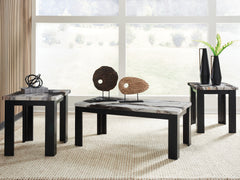 Coral Furniture - Ashley Furniture - Jazmore Table (Set of 3) - Occasional Table Set (3/CN) / Dark Brown - T255-13
