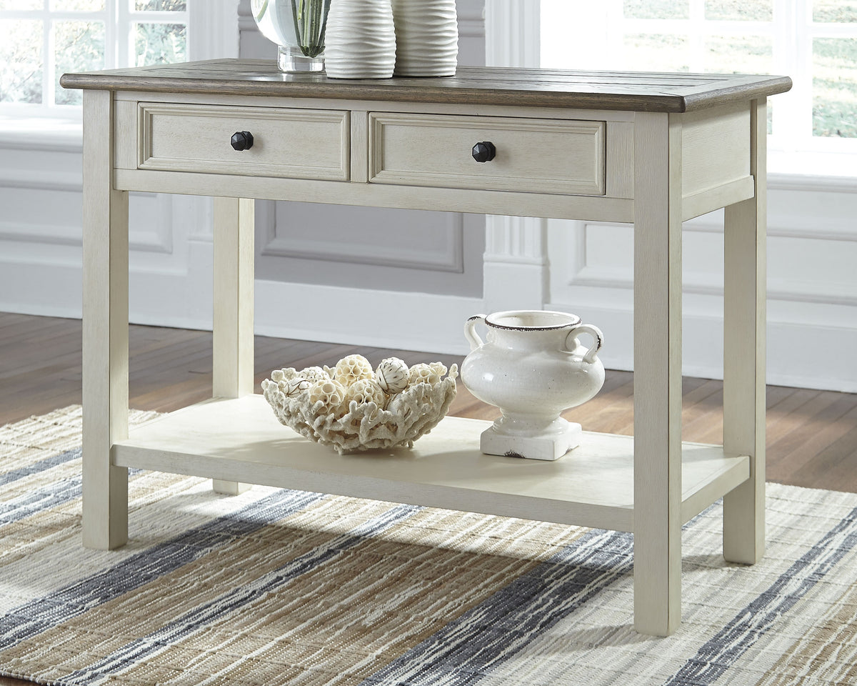Coral Furniture - Ashley Furniture - Bolanburg Sofa/Console Table - Sofa Table / Two-tone - T637-4