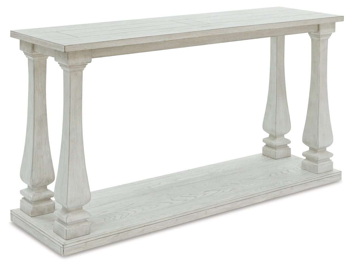 Coral Furniture - Ashley Furniture - Arlendyne Sofa Table - Sofa Table / Antique White - T747-4