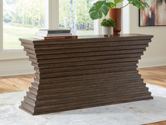 Coral Furniture - Ashley Furniture - Hannodream Sofa Table - Sofa Table / Warm Brown - T821-4