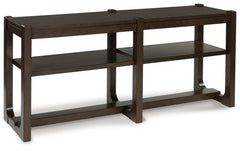 Coral Furniture - Ashley Furniture - Breckington Sofa Table - Sofa Table / Dark Brown - T856-4