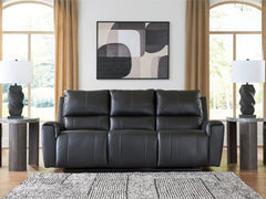 Coral Furniture - Ashley Furniture - Glossmore Living Room - Rocker Recliner / Black - PCU1170025