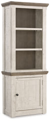 Coral Furniture - Ashley Furniture - Havalance Right Pier Cabinet - Right Pier Cabinet / Two-tone - W814-34